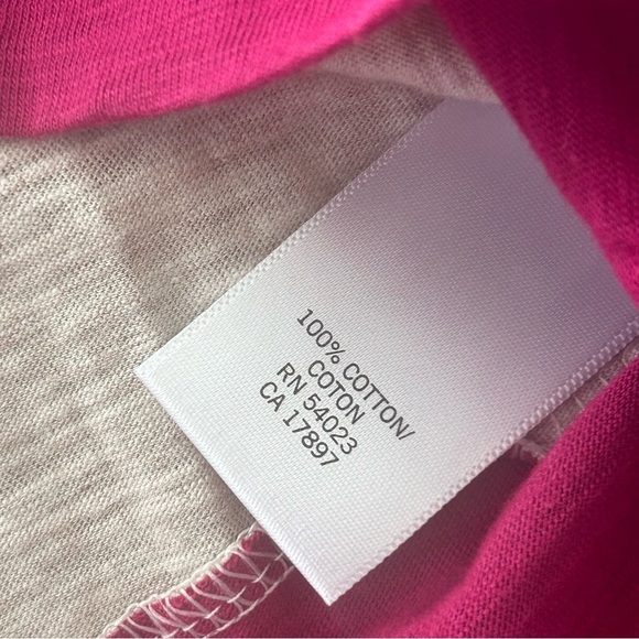 NWT Banana Republic Women’s Shoulder Zip Color Block Long Sleeve Shirt - Picture 5 of 7